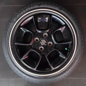 Lis Ban Mobil White wall Ban Mobil Velg Ring 13-15 BlackWall WHEELER Premium Original