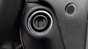 For Mercedes Benz W204 W205 A C Class GLA CLA GLC Ignition Switch Key Hole Ring Trim Carbon Fiber Sticker Car Interior Accessory