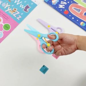 SAMOYED SC-SF3 Gunting Plastik Aman Anak / Ujung Bulat / Tumpul / Child Safety / Safe / Rounded Plastic Scissors