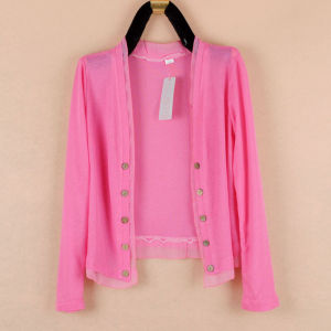 Áo Khoác Cardigan Dệt Kim Dài Tay Mùa Hè Ngắn Cho Nữ Áo Khoác Ngoài Mỏng Áo Chống Nắng Áo Khoác Lạnh Cỡ Lớn Phong Cách Hàn Quốc Cotton ORG