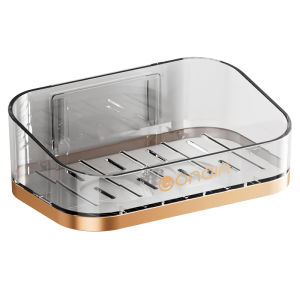 Household Hanging Wall Soap Dish No Drilling Bathroom Laundry Soap Storage Rack Bathroom Drainage Soap Holder Nordic Style