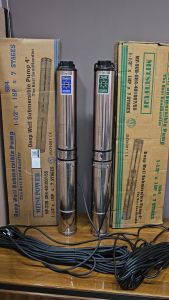 ปั๊มบาดาล AC บ่อ3 บ่อ4 พร้อมมอเตอร์ และ สายไฟ MITSUPOWER MITSUIFUJI ปั๊ม ซับเมอร์ส ปั๊มโซล่าเซลล์