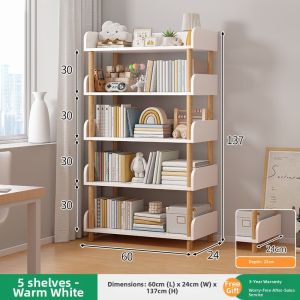 Portable Multifunctional Storage Bookshelf