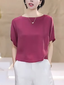 QINGNAER | Simple Loose Casual Lazy Style Stylish New Plus Size Solid T-Shirt