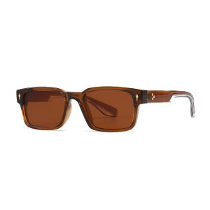 Foreign Trade Cross-Border Popular Sunglasses with Rice Nails European and American Street Photography Ins Popular Model Square
