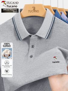 TUCANO | 100 Pure Cotton Long Sleeve Men Polo Shirt