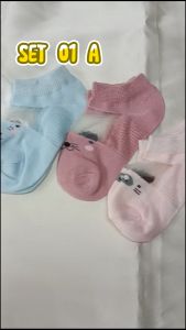 DOVANA 5 Set Kaos Kaki Bayi & Anak Karakter Lucu  0-7 Tahun Baby Kids Socks 01