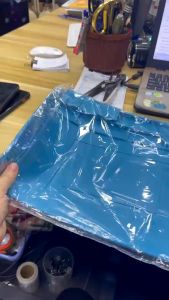 Tấm Lót Sửa Chữa Điện Thoại Thảm Lót Bàn Kỹ Thuật Hàn Mạch Điện Tử Bằng Silicon Chịu Nhiệt Lọi To 30cmx45cm