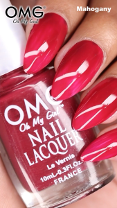 OMG Nail Lacquer 10ml - Mahogany