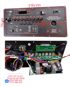 MẠCH LOA KÉO F200 + MIC - DÙNG TỐT CHO THÙNG BASS 30 ĐÔI - 40 ĐÔI