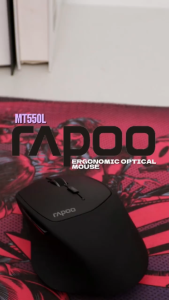 Rapoo MT550L Multi-mode Wireless Mouse Connect Up to 4 Devices 1600 DPI Ergonomic Bluetooth Mouse 12 Month Long Battery