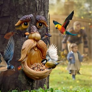 Tree Face Tree Faces Outdoor Tree Art Tree Decorations Outdoor Tree Faces Tree Stump Decor Face for Tree Trunk