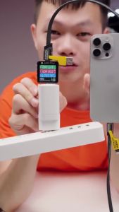 Dây cáp sạc nhanh 27W 4 trong 1 bọc dù 1 cổng 27w 1 cổng 65w cho typ.e C Sạc Nhanh Dùng Cho Mọi Dòng Máy - Chắc Chắn An Toàn Bền Bỉ