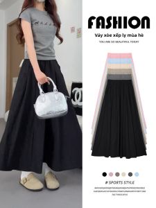 XIANYIJIAO | Cool Silk A-line Skirt-Pants