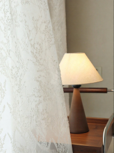 MEIYUAN | Translucent Light-Filtering White Sheer Curtain
