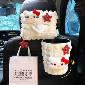 Hello Kitty Tissue Box Tissue Holder for Car Trash Bin for Car Hooks for Car Seat Headrest