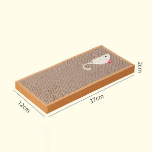 Mouse Cat Scratching Board Suitable for Indoor Cat Corrugated Paper Grinding Claws Wear-resistant and Durable Pet Toys