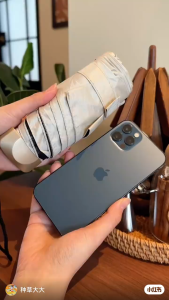 Ô Gấp Gọn Mini Ô Đi Mưa Nắng Chống Tia UV Chống Thấm Gấp Gọn Tiện Lợi