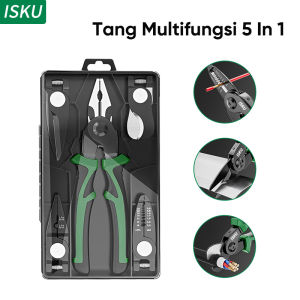 ISKU Tang Kombinasi 5 in 1: Aksesoris Tukang Serbaguna & Multifungsi