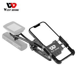 WEST BIKING 3in1 Bicycle Phone Holder GoPro Motion Camera Bracket  Bike Computer Mount Extension Bracket