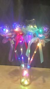 Mid-Autumn Festival LED Color Flash Wave Ball Electric Children Toy Flasf Stick Magic Wand
