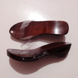 sandal kelom geulis wedges mika bening 5cm / sandal wanita / wedges sandal / kelom geulis tasikmalaya