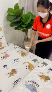 Ga Chống Thấm Chính Hãng PT Drap Chống Thấm Cao Cấp Cho Bé Chất Liệu Thun Lụa Phủ Nano Kháng Khuẩn (Hàng Loại 1)