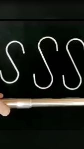 Nexlent Stainless Steel Hooks Metal S-Shaped Multi-Purpose Hooks for Work Shop Home Kitchen Bathroom