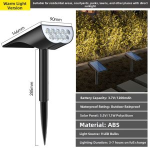 YUANMUXUAN | Solar Waterproof Ultra Bright Landscape Light