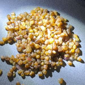 100g/Pack Small Size Natural Yellow Corundum Raw Chips Stone Crystals Mineral Crystal Healing Stones Gemstones Reiki Home Decor