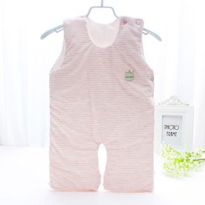 Baby Cotton Vest Sleep Bag Anti-Kick Durable Cotton Romper Baby Sleeping Bag Child Protection Vest Four Seasons Universal Size XXS-XXXL