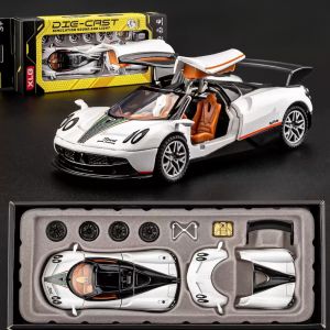 1:43 Scale Pagani Zonda R AE86 DIY Car Model Toy Alloy Body Rubber Tires Detachable Parts Miniature Vehicles Models Boys Gifts