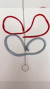 D.S. 1 ชิ้น เข็มร้อยเชือกแบบยาว อุปกรณ์ร้อยเชือกกางเกง เหมาะสำหรับยางยืด เชือกกางเกง Rope Threading Tool