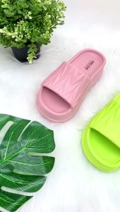Sandal Wedges Wanita Dewasa Bahan Karet Tinggi 6 Cm Model Terbaru Uk.36-41