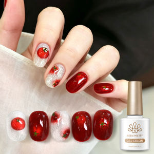 BORN PRETTY 10ml Red Crystal Cat Magnetic Gel Nail Polish Soak Off UV LED Glitter Semi Permanent Varnish For Manicure Salon Use