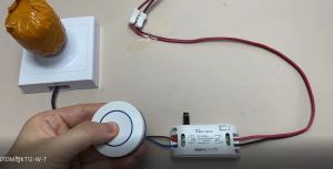 WenQia สวิตช์แผงวงกลมรีโมทควบคุมไฟขนาดเล็ก433MHz โมดูลรับสัญญาณ LED 230V/240V 10A 220V