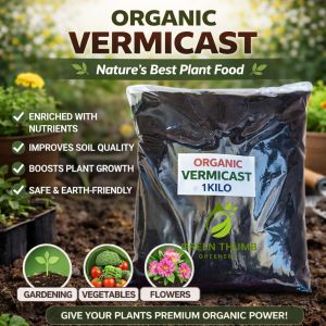 Vermicast 100% Organic (1Kilo)- For plants/ hydropnics