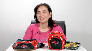 Tas Selempang Dada Motif Print Dinosaurus ARMY Untuk Anak Laki-Laki