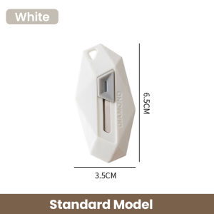 other | Mini Magnetic Anti-Stick Unbox Knife Safe Round Tip Not Hurt Hands Diamond Design Utility Serrated Knife For Open Parcels Letter