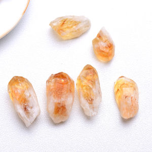 Tự Nhiên Brazil Citrine Quặng Pha Lê 20/50G Sửa Chữa Đá Khoáng Mẫu Vật Để Trang Trí Nhà DIY Quà Tặng Cá Đá Phong Thủy