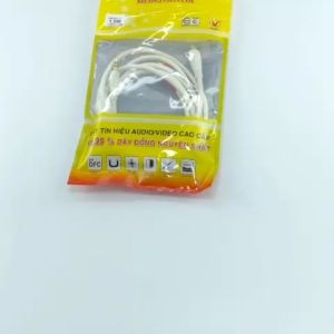 Dây cáp Loa jack 3.5 ra 2 AV hoa sen -1.8m-3m-5m-10m HONJIANDA nhựa dẽo chất lượng âm thanh tốt - Chính hãng