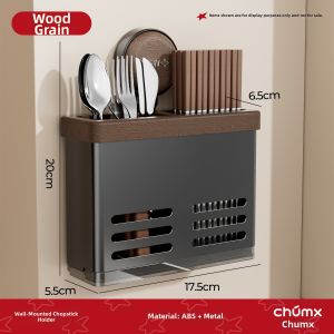 CHUMX | Mold-Resistant Cutlery Storage Rack Tabletop and Wall Mount