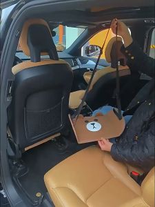 Car Kids Bear Footrest Portable Sandaran Tatakan Injakan Kaki Anak Bantal Mobil Foot Rest