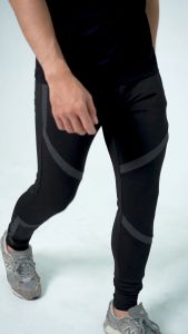 KAMB Celana Training Pria Premium Ankle Hitam/Abu-abu Fit Slim untuk Berat Badan 50-100kg