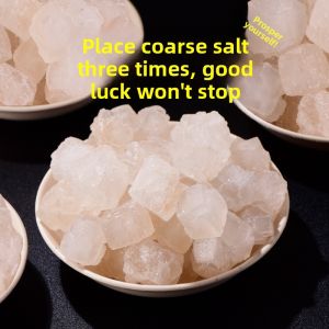 Sacred Salt Decoration Purification De-magnetization Moving New Home Bedroom Feng Shui Ornament Protective Handmade Craft Salt