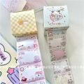 Cartoon Cute Pull-out Puppy Tearable Sticky Minimalist Post-It Notes Message Note Sticker Paper. 