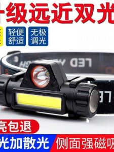 German Japan Import Technology Cross-Border Sensor USB Charging Headlamp Power Torch Magnet Camping Lantern Led