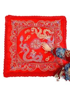 Wedding Celebration New Bride Seat Blessing Mat Decorative Bedding Arrangement Festive Celebration Gift Offering