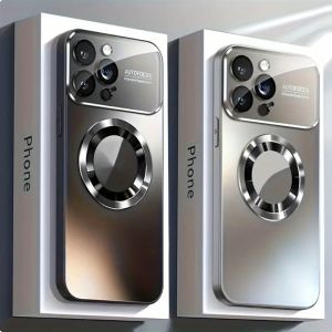 ใหม่เคสโทรศัพท์ไทเทเนียมหรูหราทะเลทรายสำหรับ iPhone 16 15 Pro Max เคส16Pro พร้อมตัวป้องกันเลนส์กระจกเคสกันกระแทกแบบนิ่มฝาครอบ16ชุด