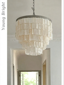 Scalloped Design French Retro Style Creative Chandelier